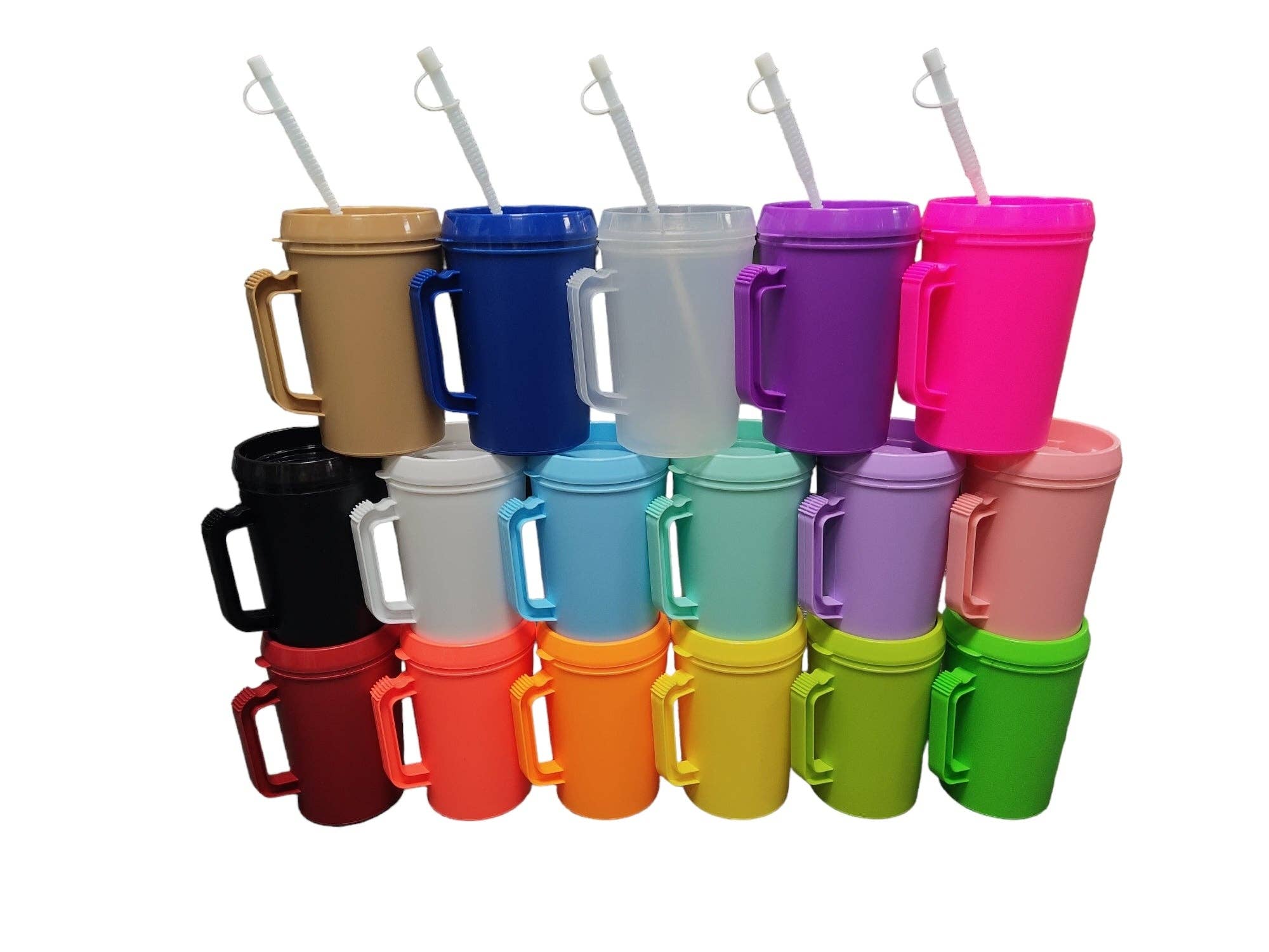 Scratch Decor - Wholesale Insulated Mug/Tumbler - "Fueled By Iced Coffee and Anxiety" HIP SIPS Mega Mug 34oz1