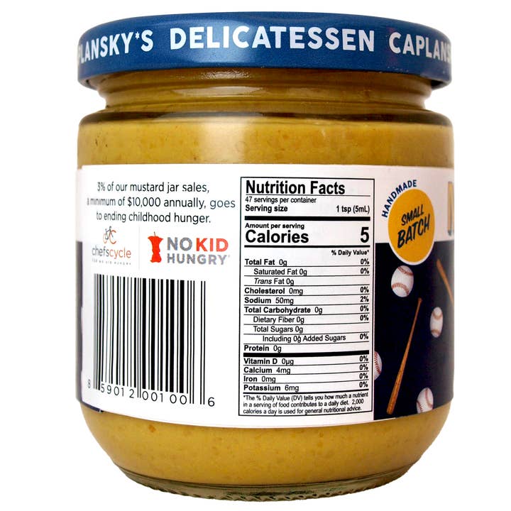 Caplansky's Deli Mustard - Wholesale Mosterd - Caplansky's Deli Ballpark Mustard 235 ml - 8 oz. pot2