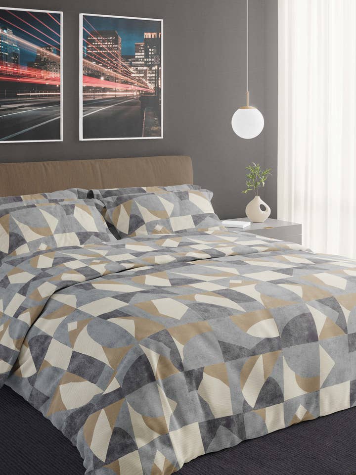 Romanette Duvet Cover Pictet grijs for wholesale by TEXTAP B.V.