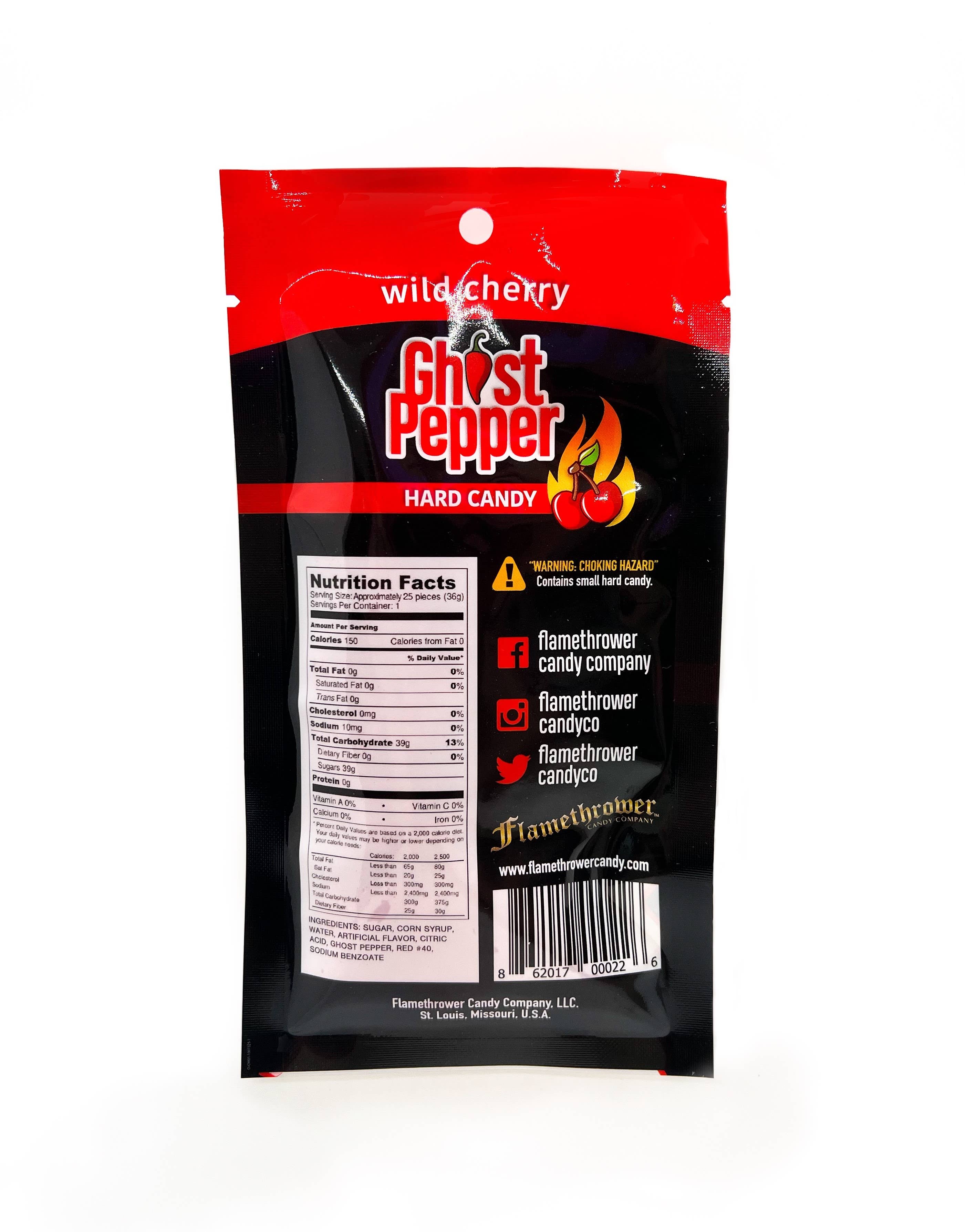 Mikey V's Foods - Wholesale Hard Candy - Ghost Pepper Hard Candy Wild Cherry2