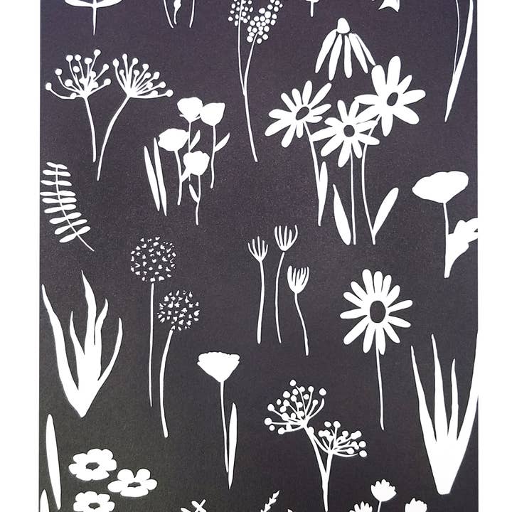 beve! - Wholesale Stationery/notecard set - Navy Floral Letter Writing Set3