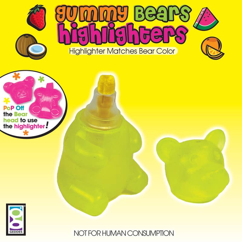 Geddes – wholesale Färgmarkering – GUMMY BJÖRN DOFTANDE ÖVERSTRYKNINGSPENNA 24/TB7