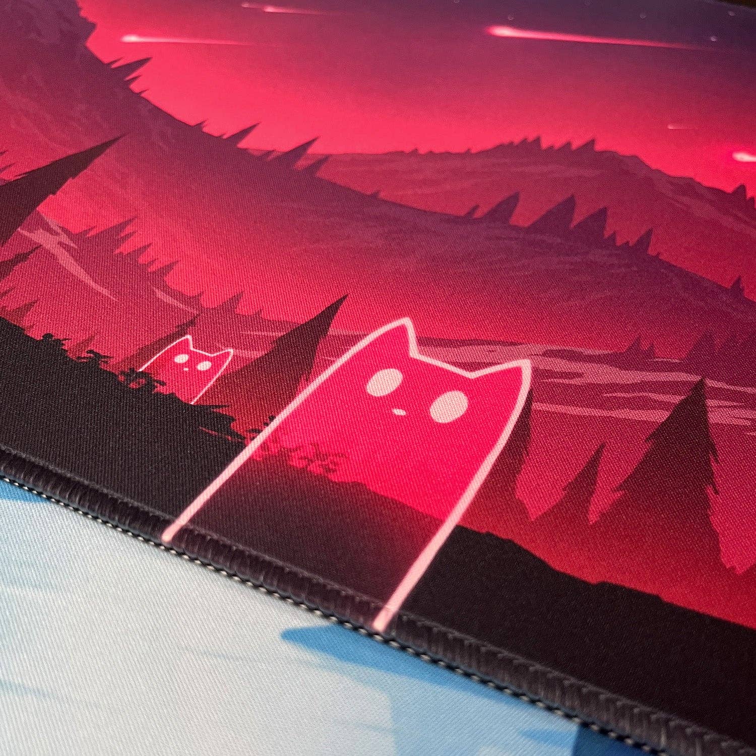 Caverns & Calicos - Wholesale Mousepad/Trackpad - ManaCat Mountain Playmat4