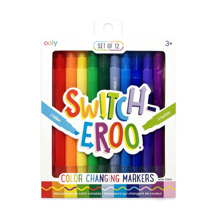 OOLY - Wholesale Markers - Kids & Baby - Switch-eroo! Color-Changing Markers 2.0
