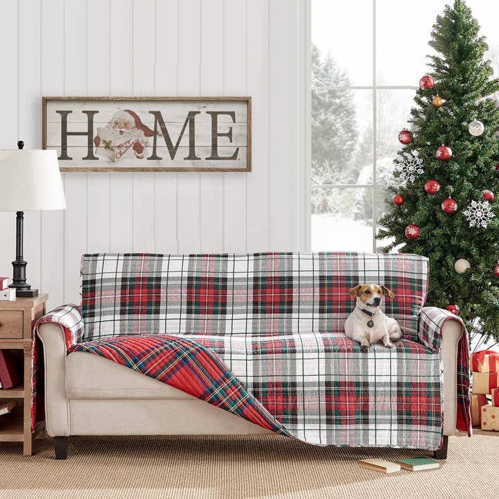 Levtex Home - Wholesale Chair/Sofa Slipcover - Spencer Plaid Sofa/Furniture Cover