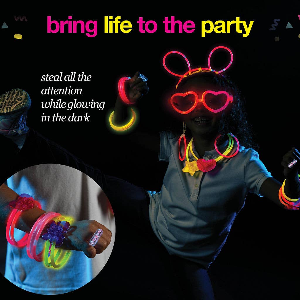 Play22 - Wholesale Party Favor - 500 Glow Sticks Party Pack Necklaces And Bracelets5