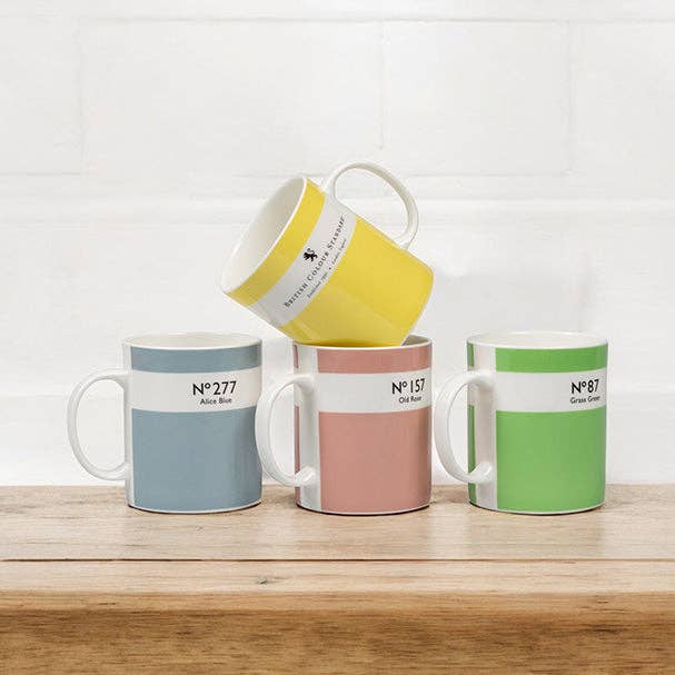 BRITISH COLOUR STANDARD – wholesale Coffee mug – Colour Dictionary Mug - Old Rose6