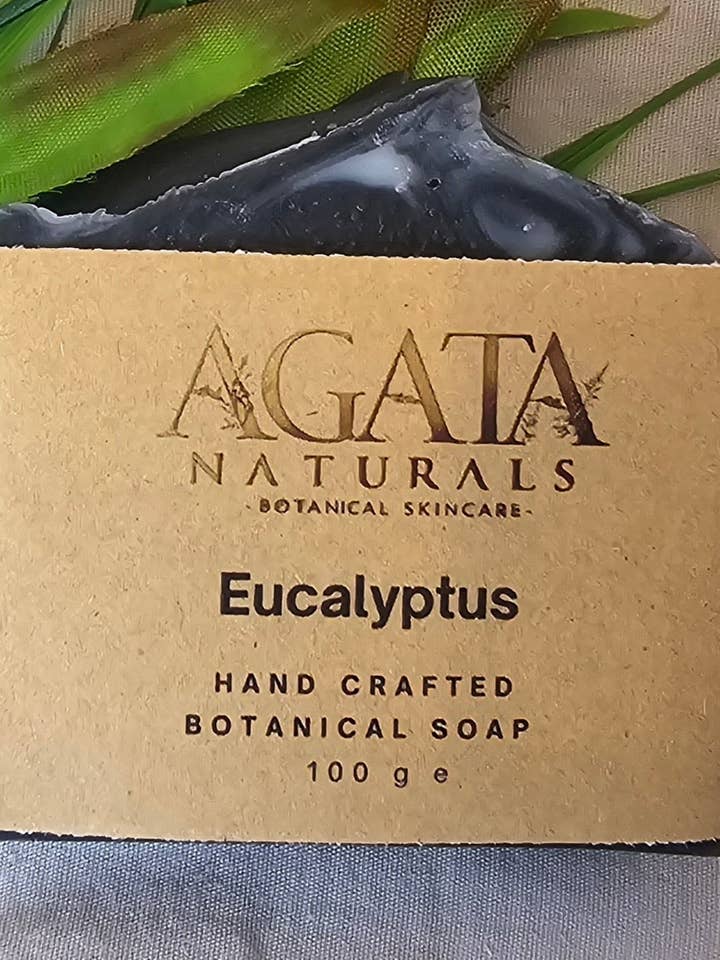 Charcoal Eucalyptus Handmade Detox Soap for Clear Skin for wholesale by Agata Naturals Ltd