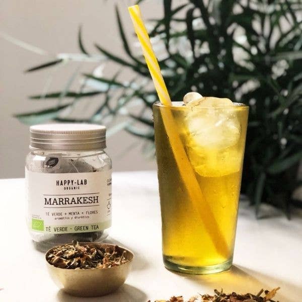 Gourmandise - Wholesale Health/Detox Tea - Green tea and mint Happy-Lab Marrakesh Pot 14 pyramids1