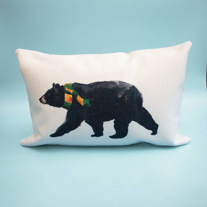 Black Bear Pillow for wholesale by Taylor Paladino