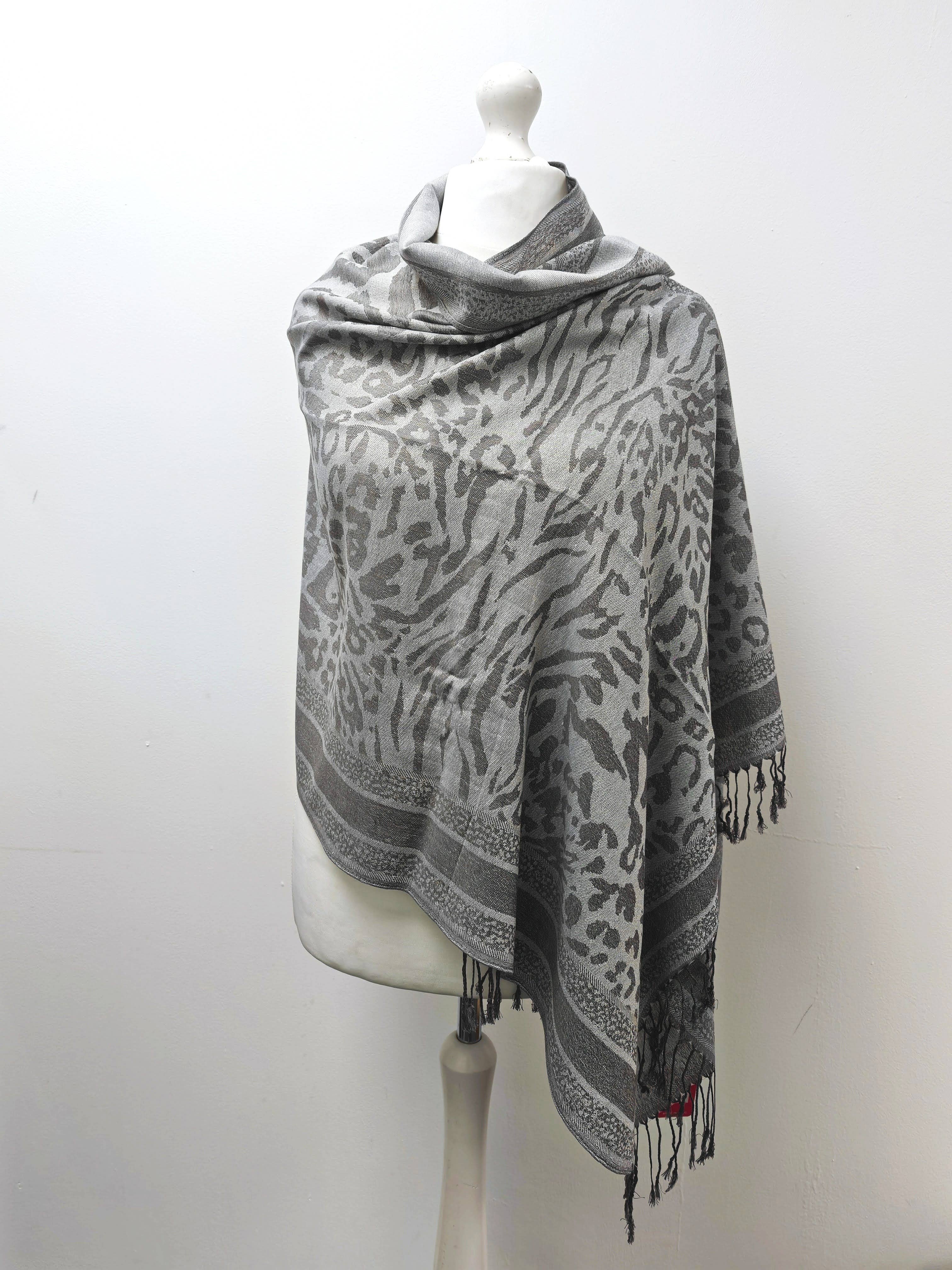 Superbia – wholesale Scarf – Women's – Super Soft Pashmina Scarf Shawl Wrap-2503 Animal Print2