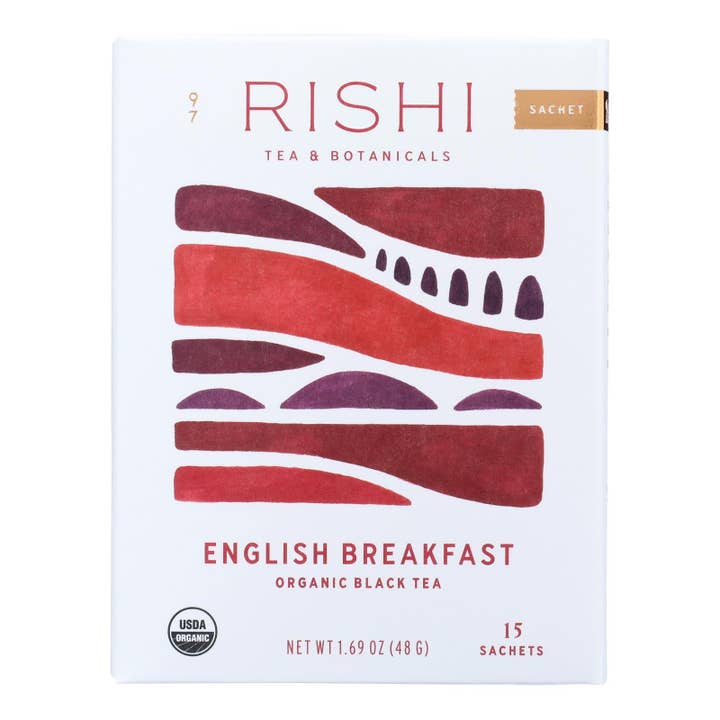 Rishi Organic Tea - English Breakfast - Case Of 6 - 15 Bags for wholesale by Everyday Supply Co