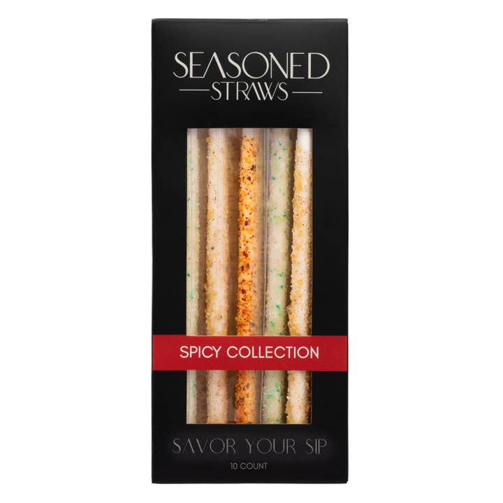 Spicy Collection 10ct. - Case of 5 Units for wholesale by Seasoned Straws