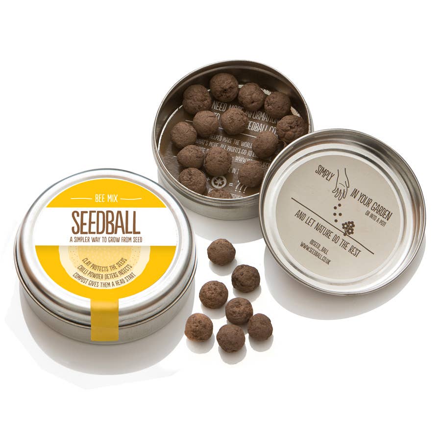 Seedball - Wholesale Plant Seeds - Bee Mix Seedball Tin1