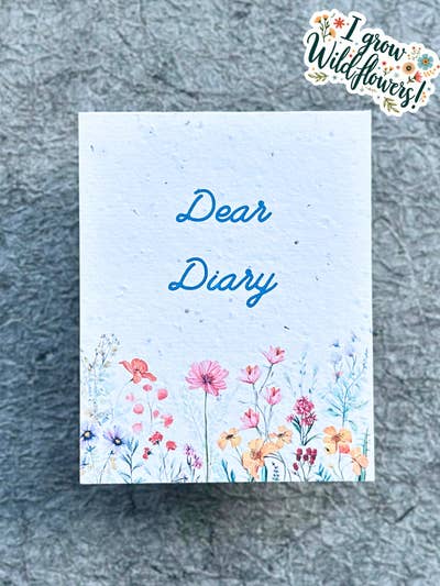 Handmade Plantable Notepads for wholesale by The Flora Page