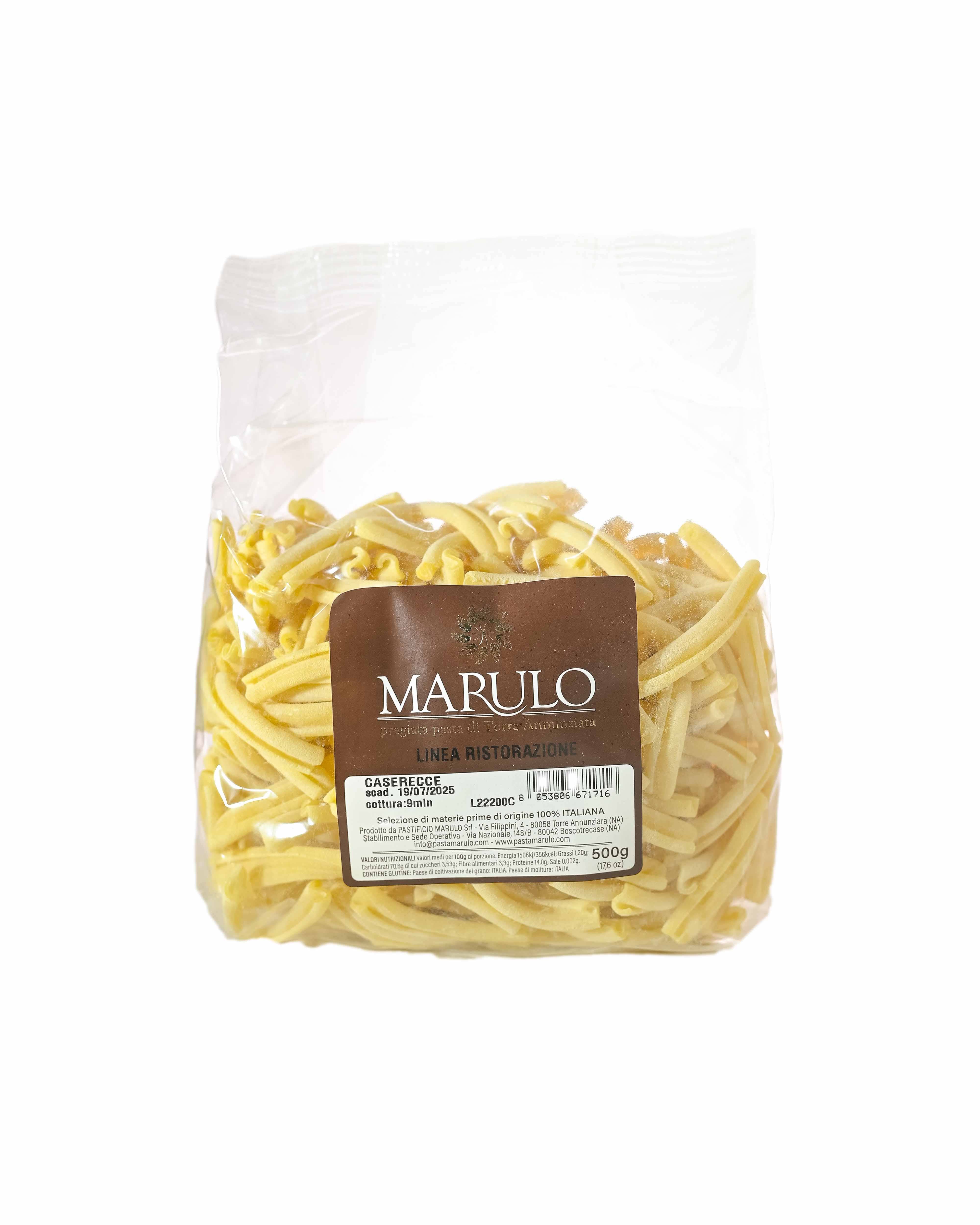 Pasta Marulo - Wholesale Pasta - CASERECCE HO.RE.CA.