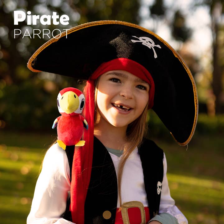 4E's Novelty - Wholesale Stuffed/Plush Toy - Kids & Baby - 4E's Novelty Stuffed Parrot on Shoulder - Kids Pirate Parrot Shoulder Prop, Halloween Parrot Stuffed Animal Prop, Kids Pirate Accessories for Party6