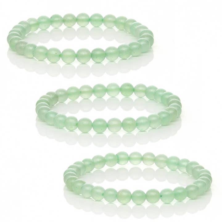 UniArt - Wholesale Cuff Bracelet - Green aventurine bracelet1