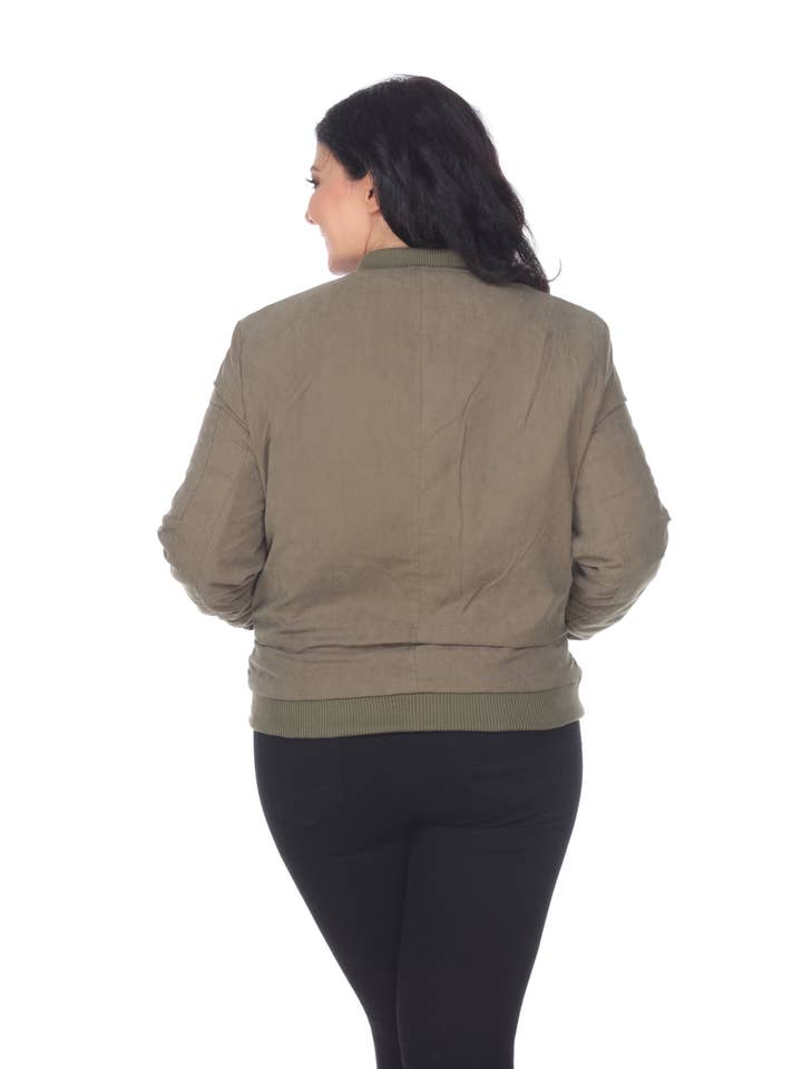 WHITE MARK - Wholesale Bomber Jacket - Women's - Bomber Jacket - Plus Size6