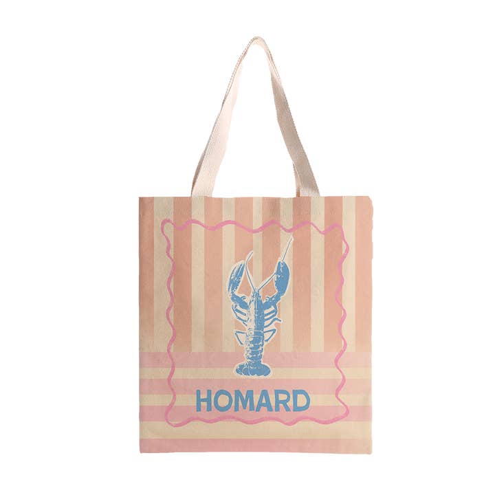 Coast and Valley - Wholesale Tote Bag - Women's - 100% cotton lobster tote bag1