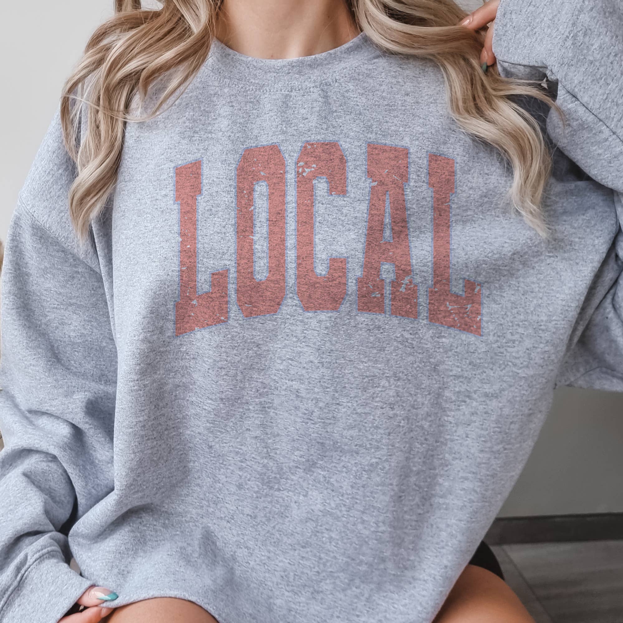 Par.tees by Party On! - Wholesale Graphic Sweatshirt - Women's - Summer Local Beach Vacay Coastal Lake Graphic Sweatshirt3