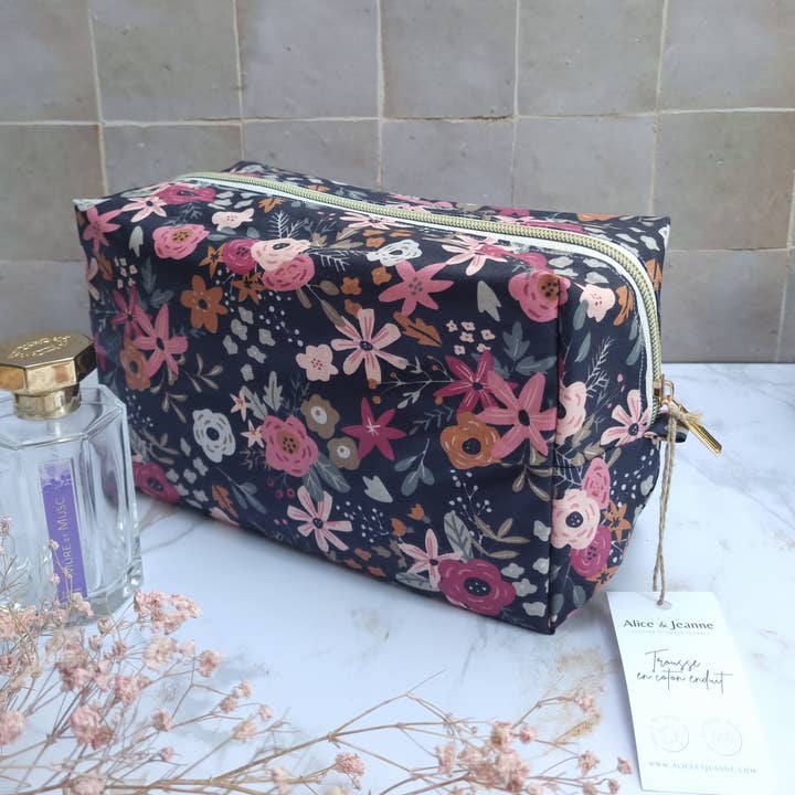 Maxi astuccio cestino Bicolore Sophie/Hortense per la vendita all'ingrosso da parte di Alice et Jeanne