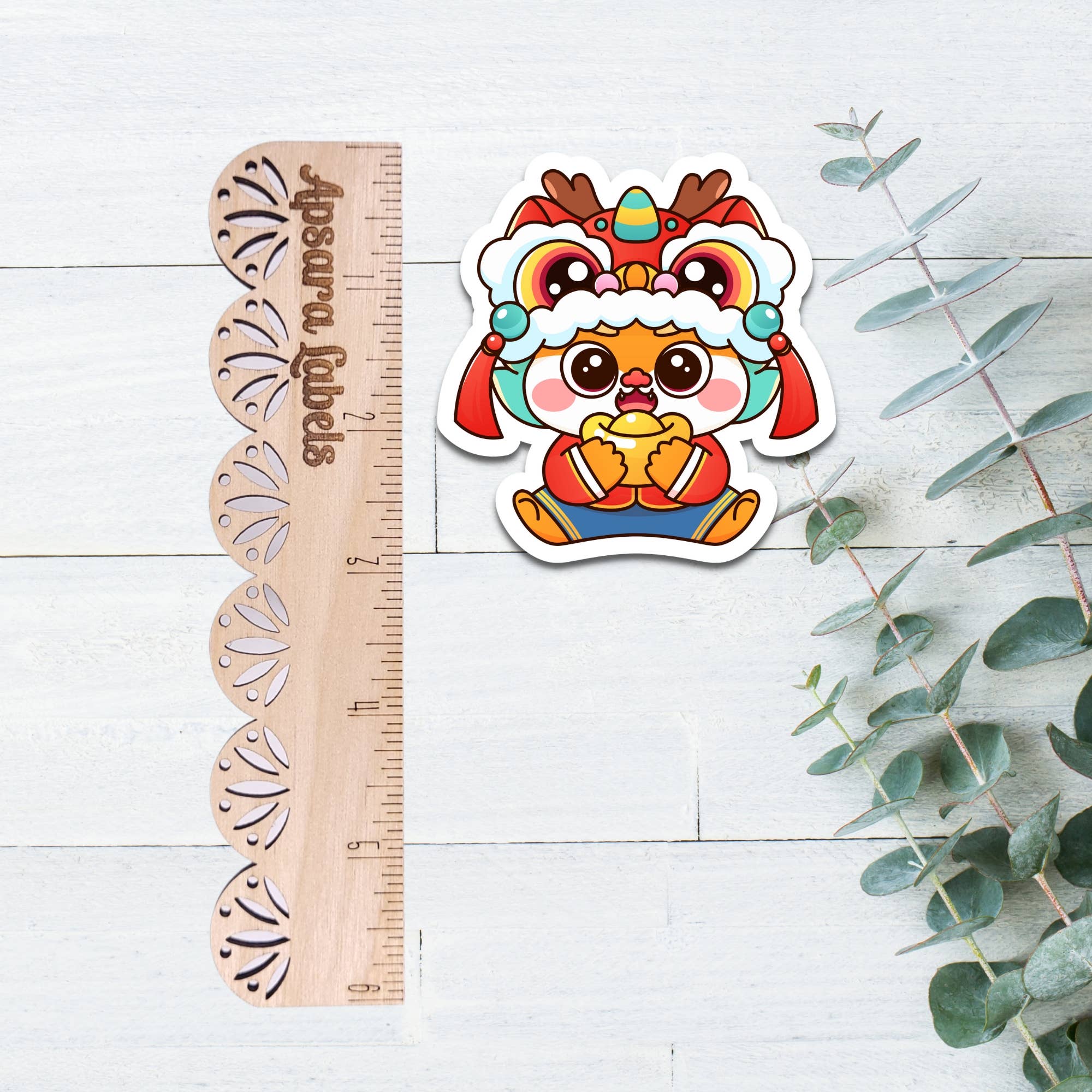 Apsara Labels - Wholesale Sticker - Chinese New Year Sticker, Year Of The Dragon, Tet 20244