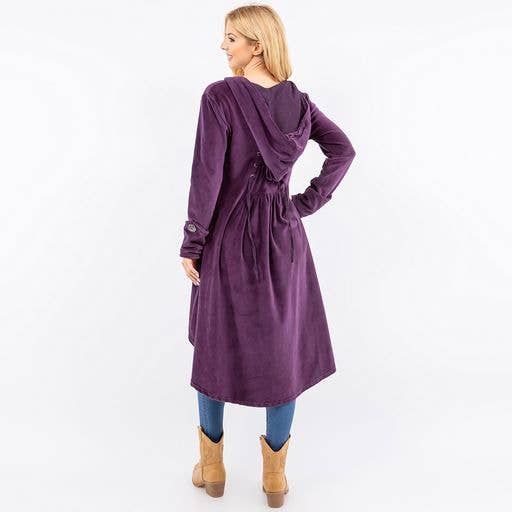 Avatar Imports LLC – wholesale Rock - Dam – Bomull sammet Hooded Fairy Coat3