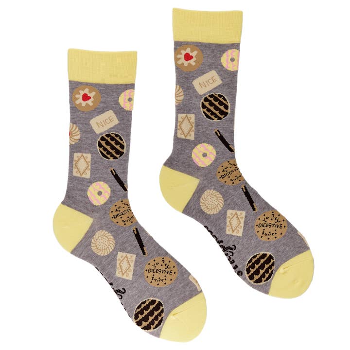 GREY Biscuits Socks for wholesale on Faire1