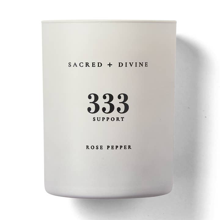 Bougie 333//Support/Poivron rose pour la vente par Sacred+ Divine