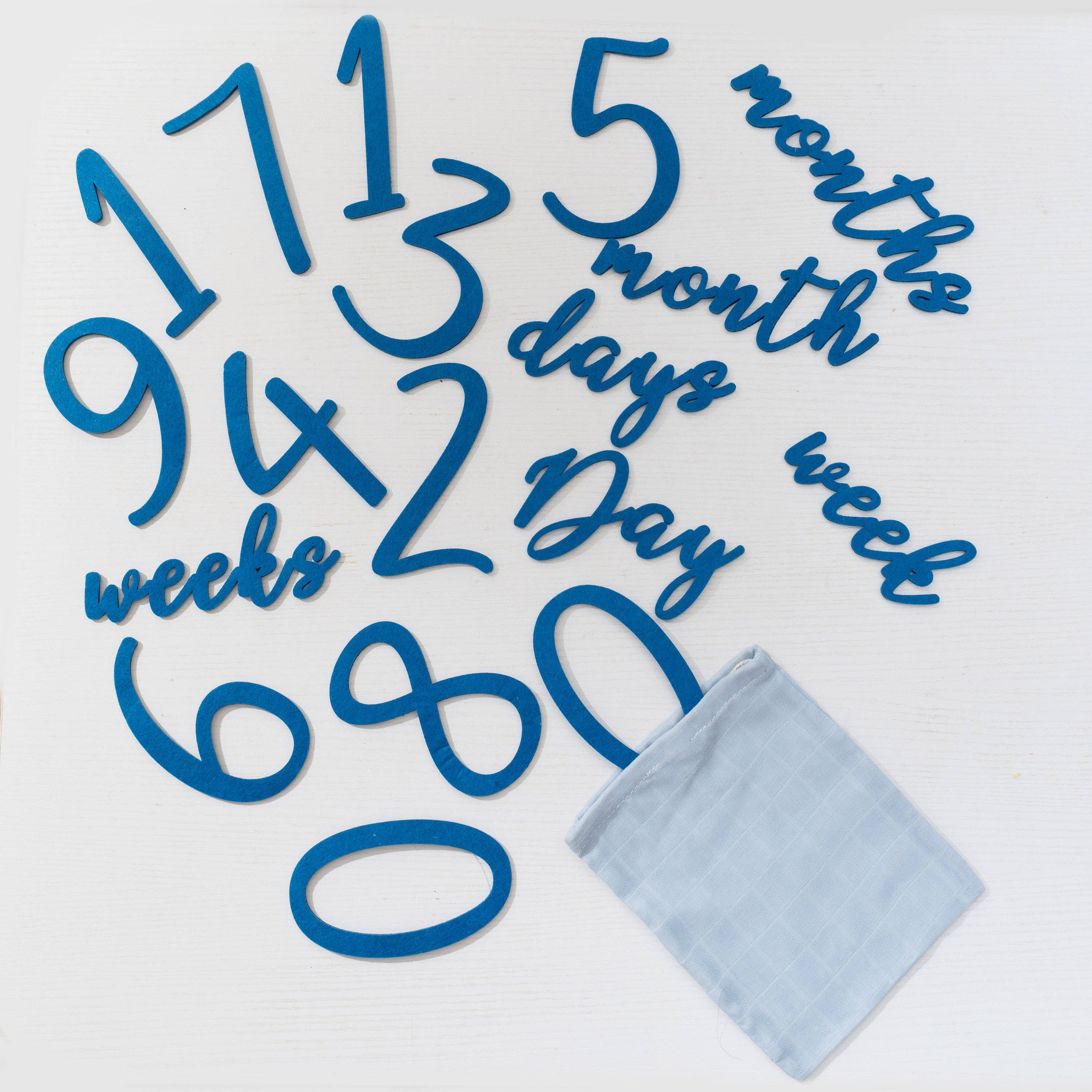 Miaoberry - Wholesale Milestone Blanket - Kids & Baby - Organic Cotton Muslin Milestone Blanket| Ocean (Under-the-Sea)3