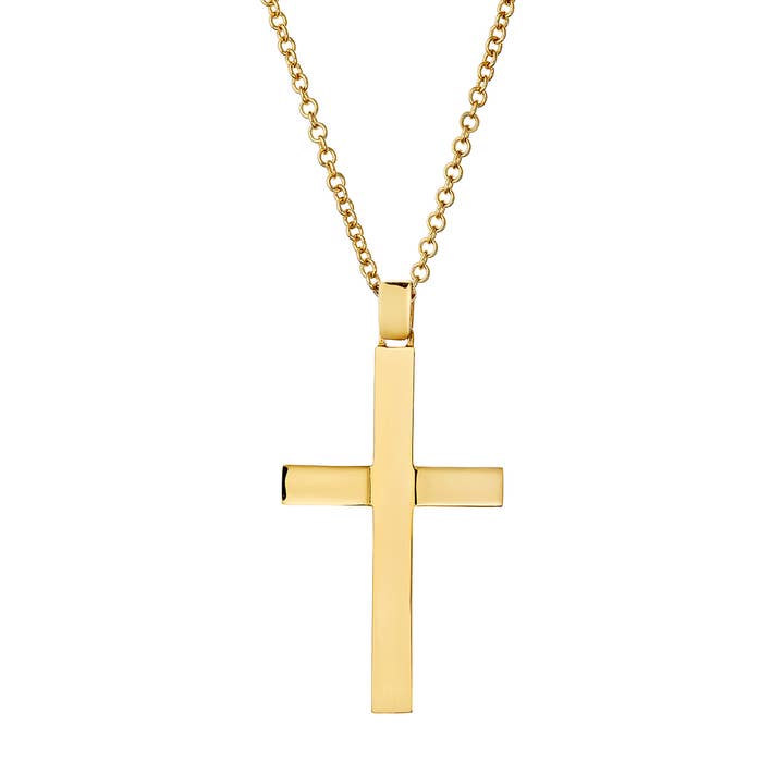 Colgante Cruz - Oro 14k para venta al por mayor de Eleni Orfanou