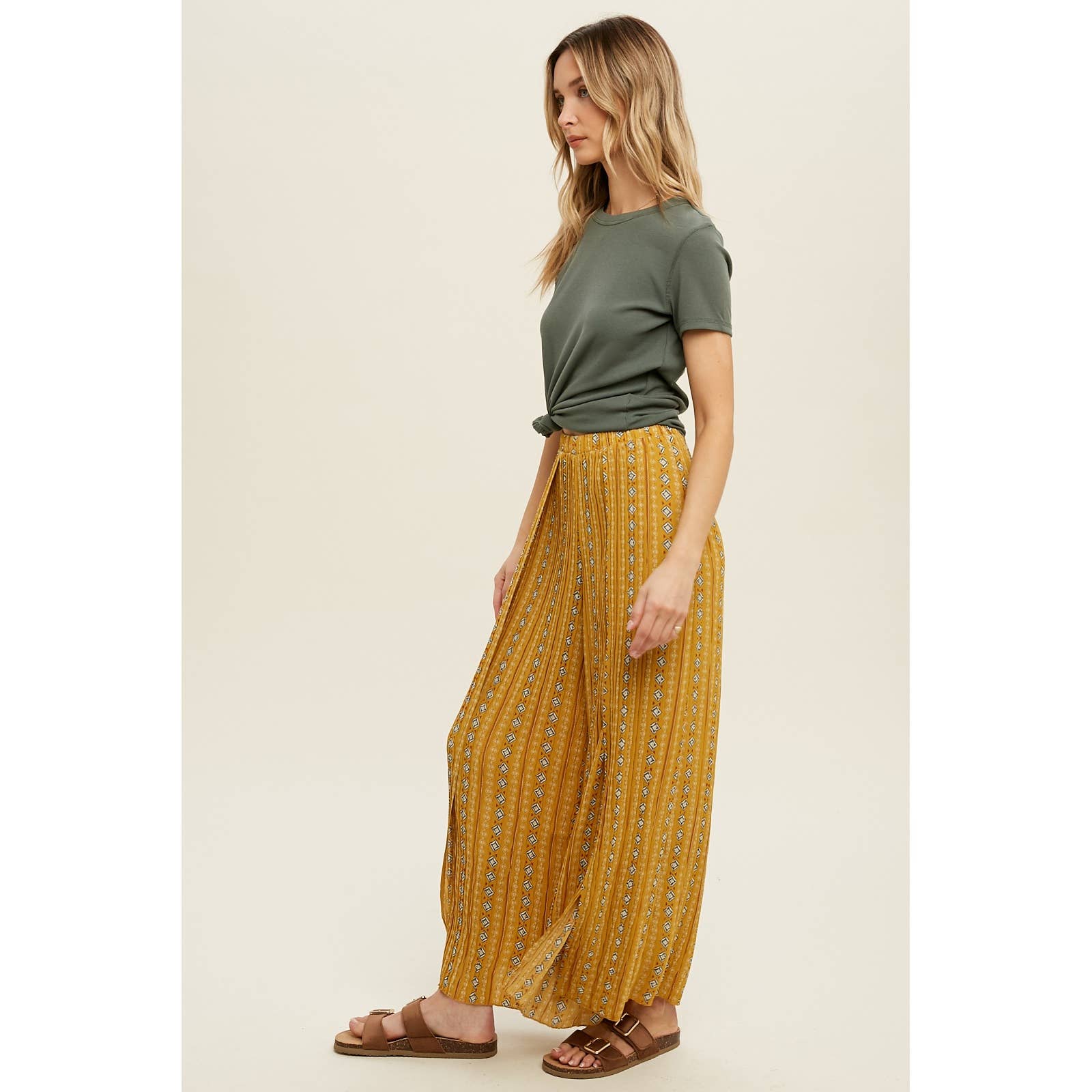 Wishlist Apparel – T-shirt – Mulher por atacado – Camiseta básica canelada de malha / WL18-171430