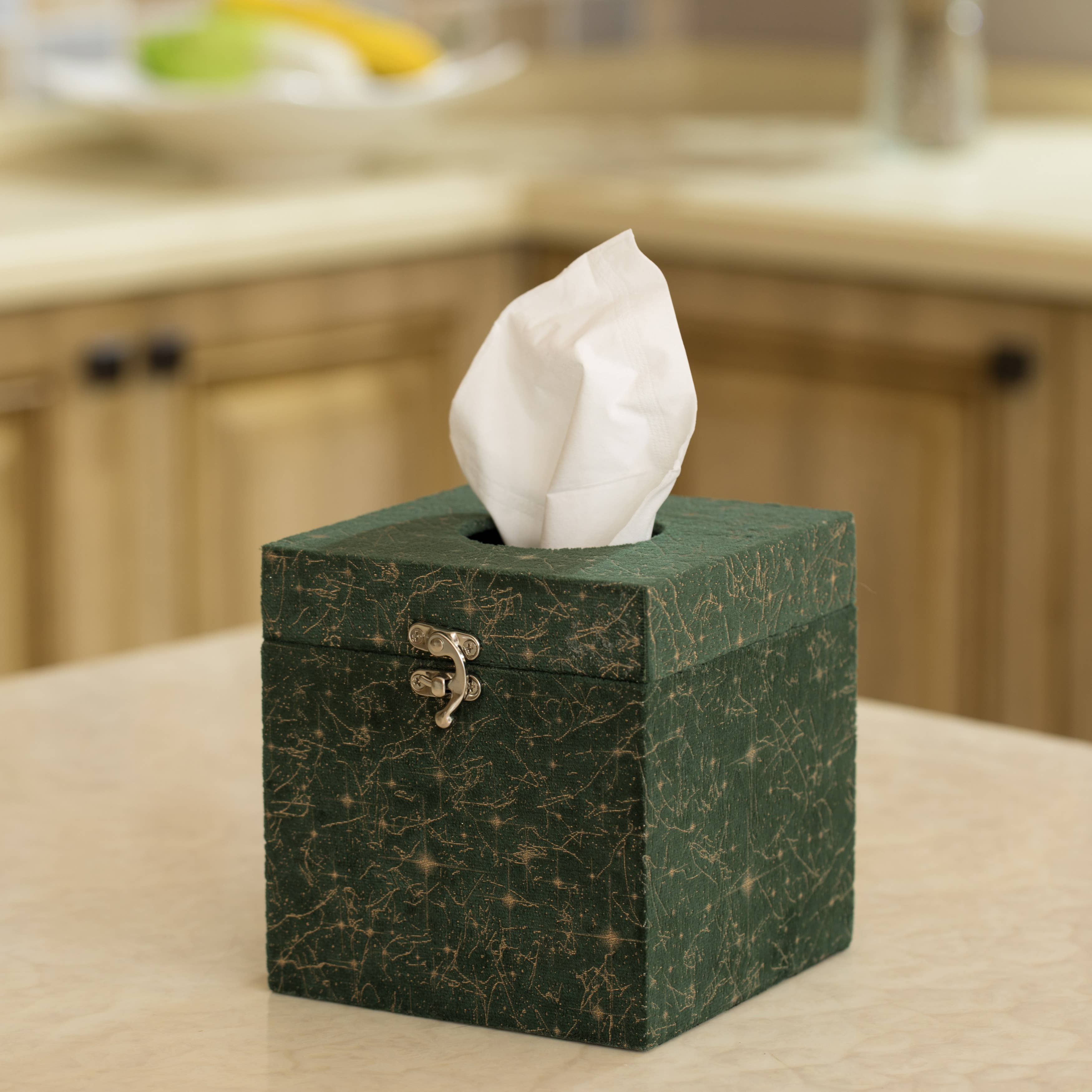 Quickway Imports - Wholesale Tissue Box - Velvet Modern Paper Facial Tissue Box Holder18