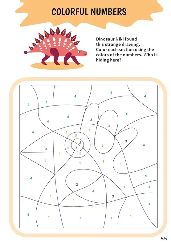 Wellspring - Wholesale Coloring Book - Kids & Baby - Activity Book - Dinosaur Boredom Buster1