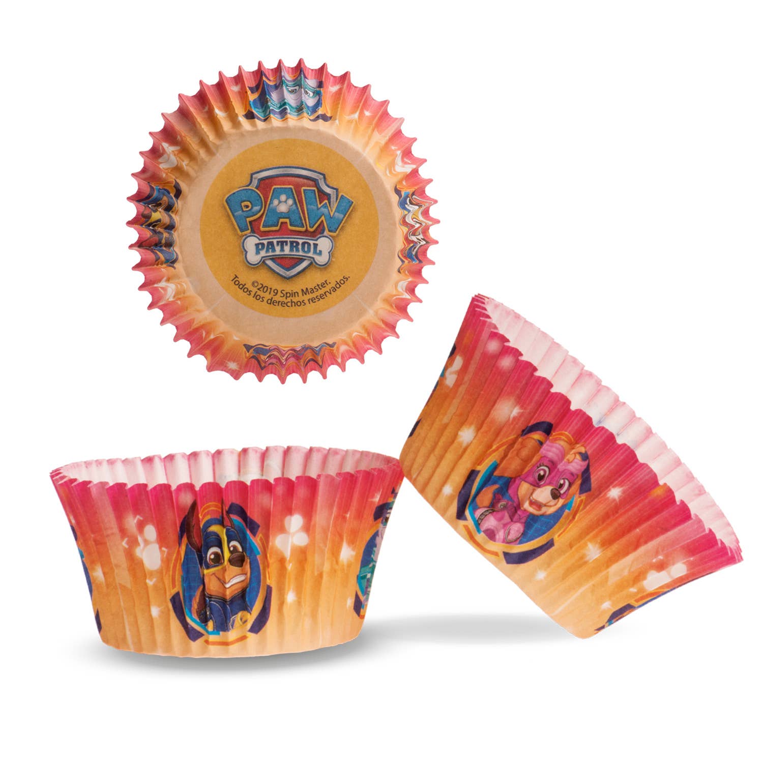 dekora - Wholesale Cupcake/Muffin Liner - BLISTER PACK OF 25 PAW PATROL CUPCAKE CAPSULES Ø 5 CM H 3 CM2