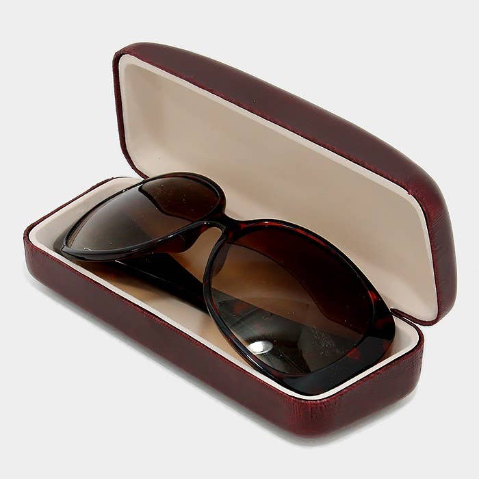 Sensibling Corp. - Wholesale Eyewear Cases & Holders - Unisex - Faux Leather Upholstered Rectangular Eyeglass Case1