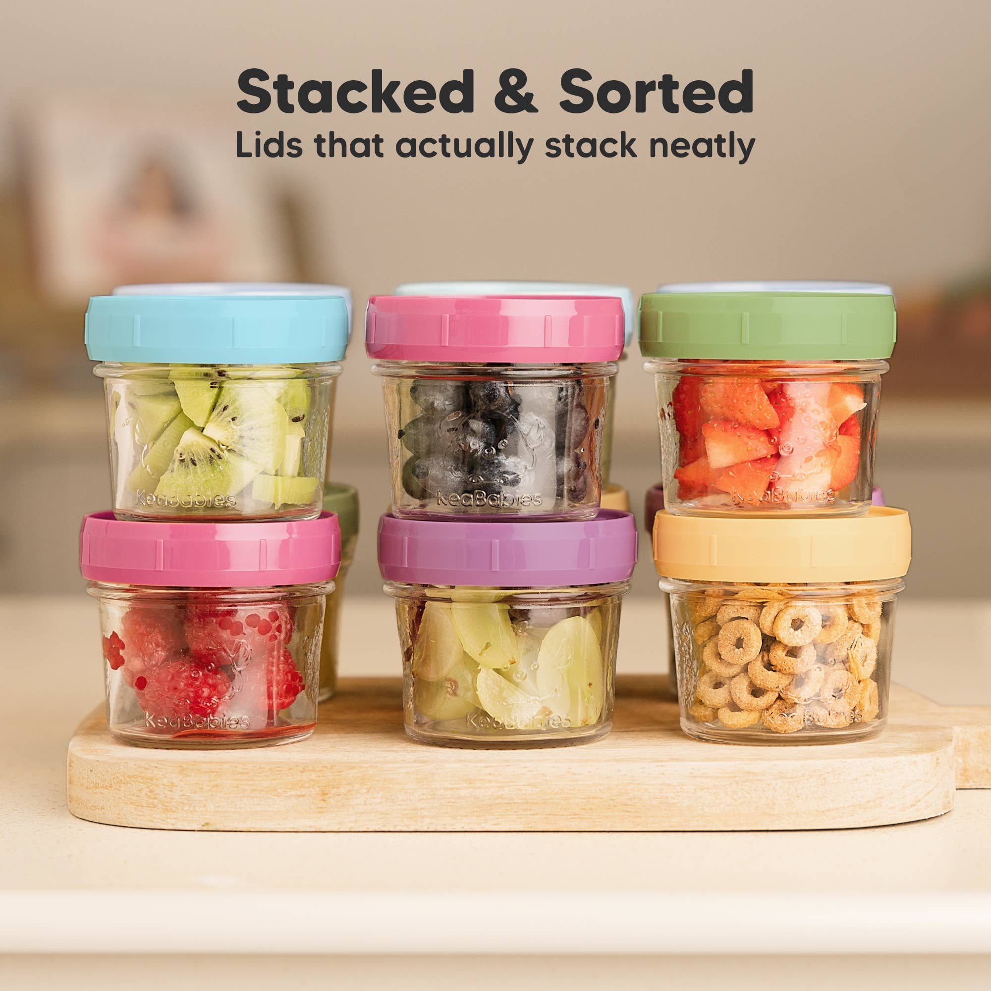 Nord 12pk Prep Baby Food Storage Containers, Leak-Proof Food Jars for wholesale on Faire7