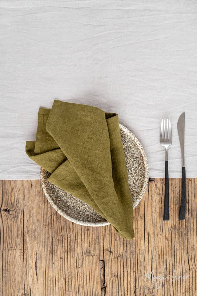 MagicLinen (We handle U.S. import procedures for you) - Wholesale Dinner & Cloth Napkin - Set of 2 linen napkins in various colors | Table decor6