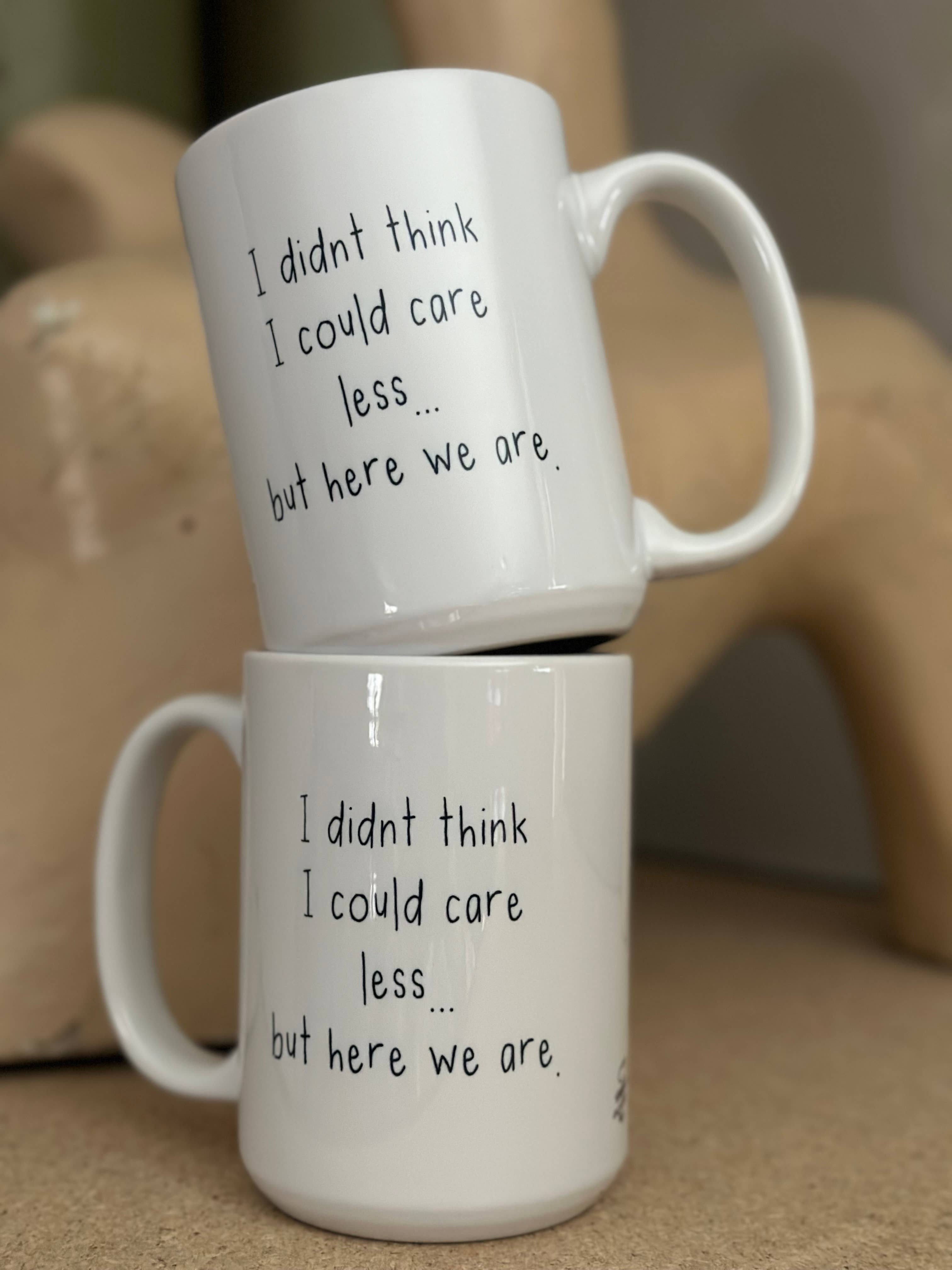 Crooked Halo - Wholesale Coffee Mug - But Here We Are 15oz Ceramic Coffee Mug1