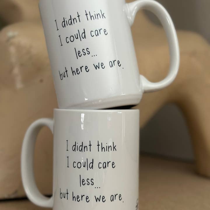 Crooked Halo - Wholesale Coffee Mug - But Here We Are 15oz Ceramic Coffee Mug1