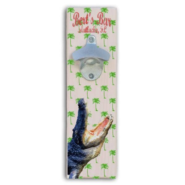 BO23- Alligator And Palmetto Trees Pattern Catch-A-Cap for wholesale by Paint The Town