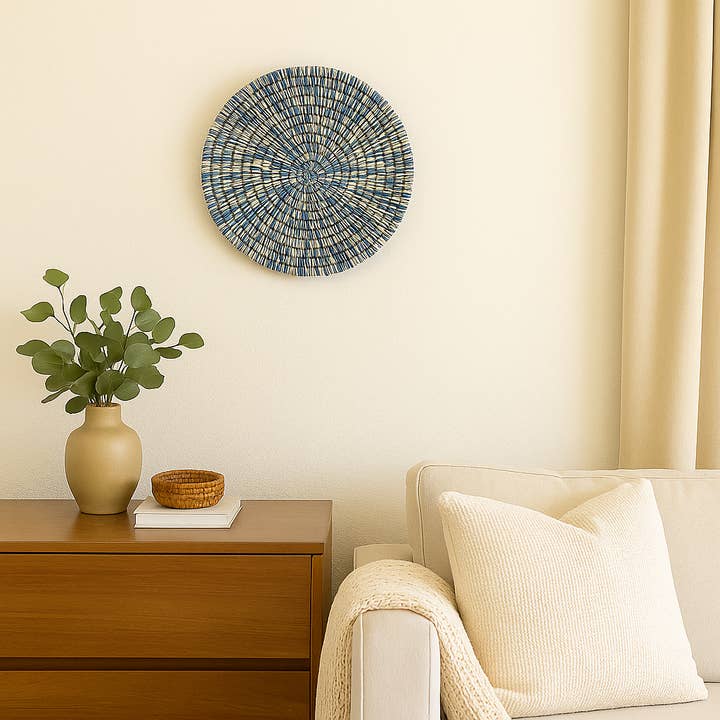 Crazy Love Africa - Wholesale Basket - Blue Swirl Basket1