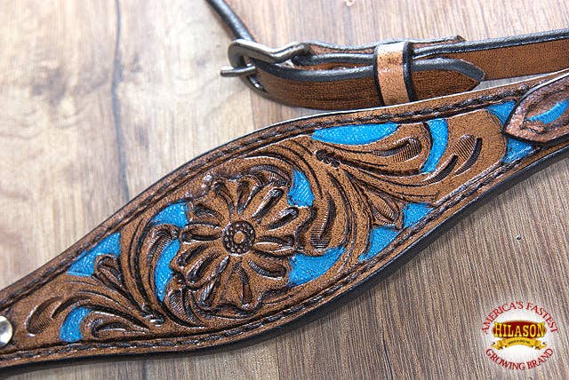 HILASON - Wholesale Horseback Riding Gear - HILASON Western Horse Headstall Breast Collar Set Tack Genuine American Leather | For Horses Headstalls138