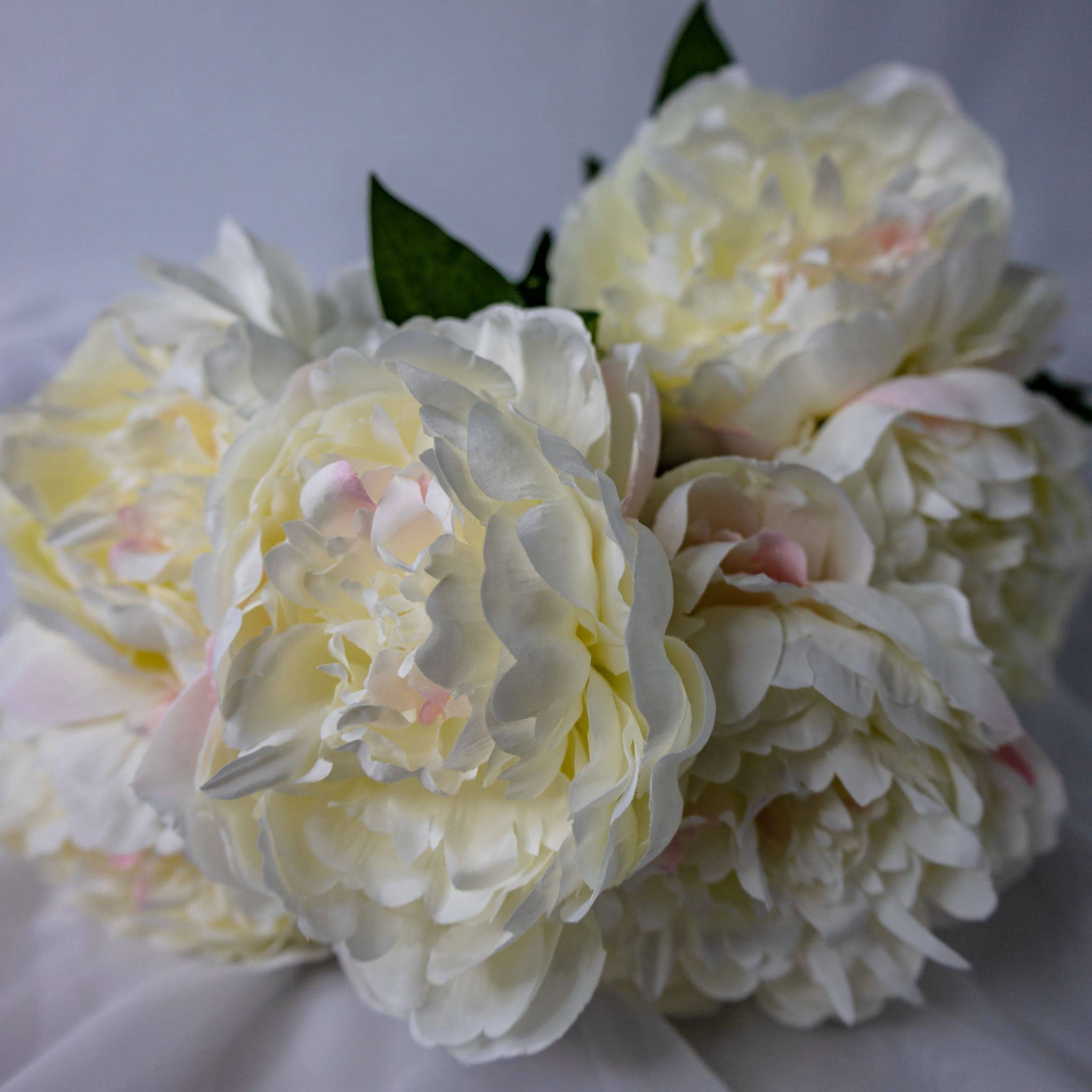 Realistic Artificial Flowers – wholesale Artificial flowers – White Peony Bloom Large - Realistic Artificial Flowers3