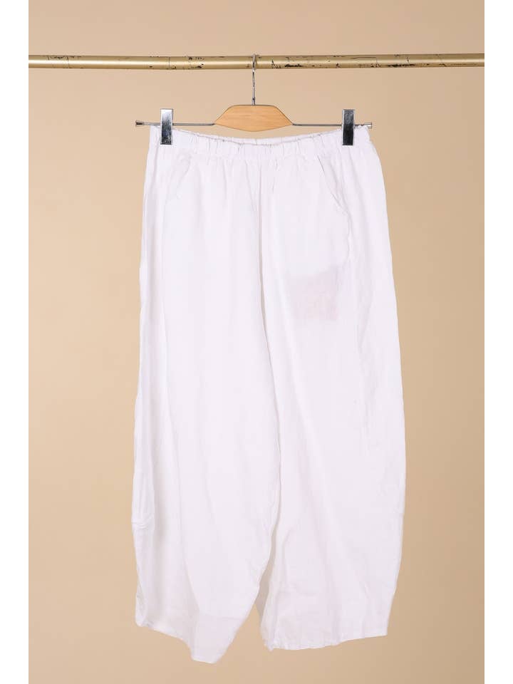 la maison des fibres naturelles - Wholesale Pants – Women's - linen pants 669057 100% LINEN23