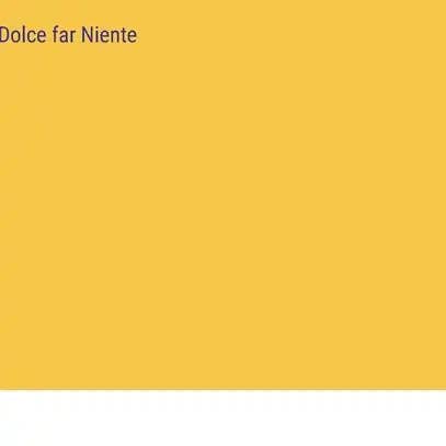 Books by splitShops - Wholesale Book - Adult - Dolce far Niente - Hardcover