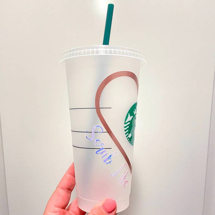 Cre8tionsByCaitlynn - Wholesale Drinkglas/beker - Scrub Life Nursing Starbucks Cup, Vet Tech Starbucks Cup, Laboratory Tech Cup, Custom Starbucks Cup, Nurse Cup, Starbucks Cold Cup2