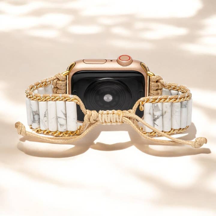 Cape Diablo - Wholesale Watch Band/Strap - Women's - Heavenly Howlite Apple Watch Strap