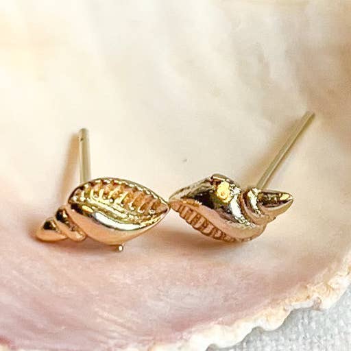 Natalie Clare Collections - Wholesale Stud/Post Earrings - Seashell Studs0